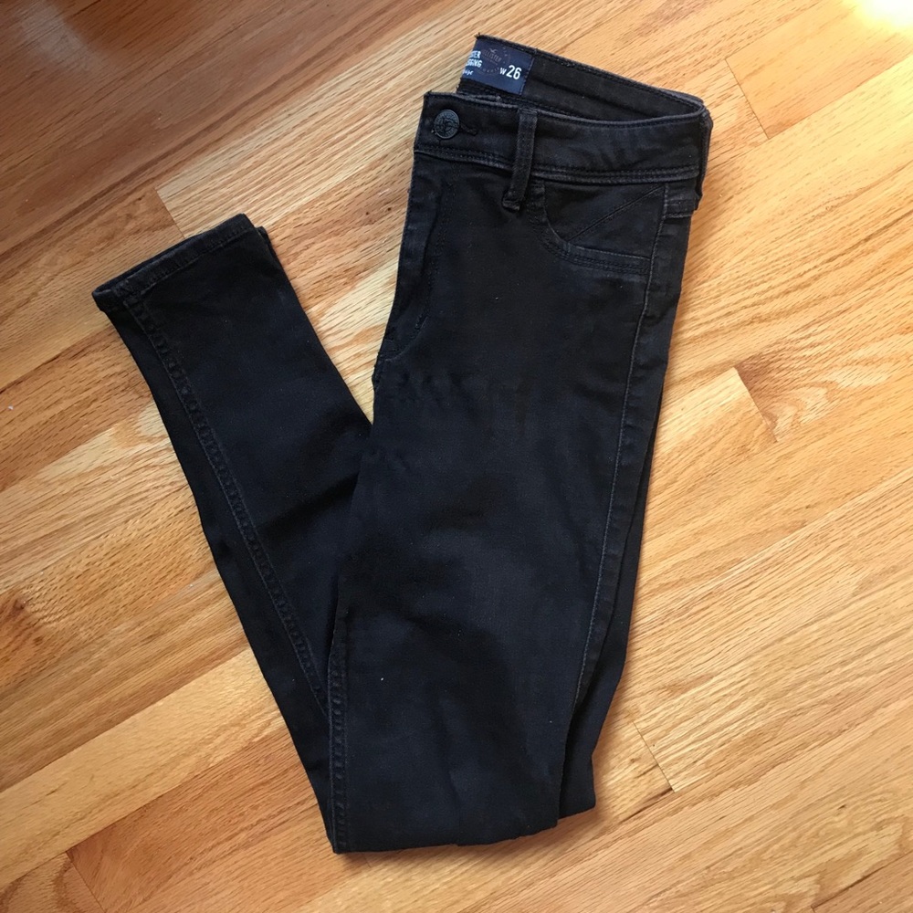 high waisted black jeans